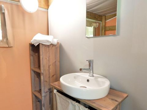 Tente en toile et en bois 5 personnes - Safari Confort