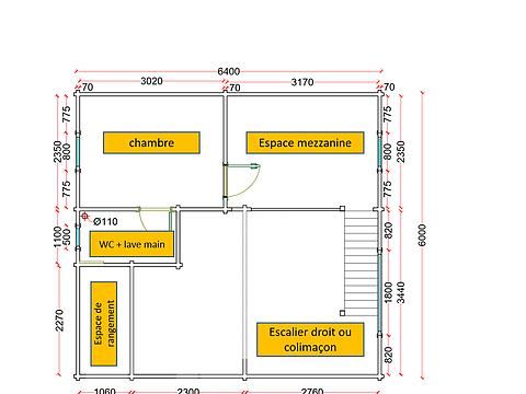 Gîte 6/8 personnes - Trappeur Duplex 52m² - 3 chambres