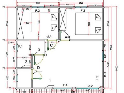 Gîte 6/8 personnes - Trappeur Duplex 52m² - 3 chambres