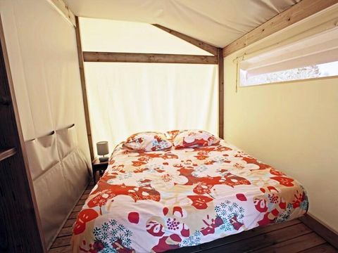 Tente en toile et en bois 5 personnes - Safari Confort