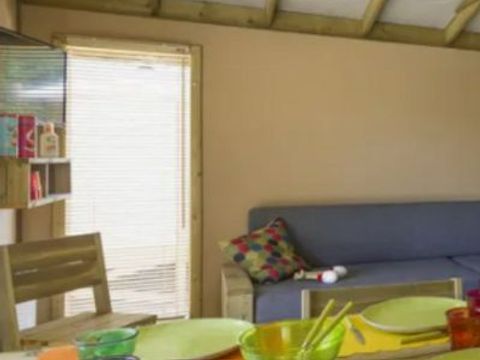 Tente en toile et en bois 6 personnes - Cabane Lodge