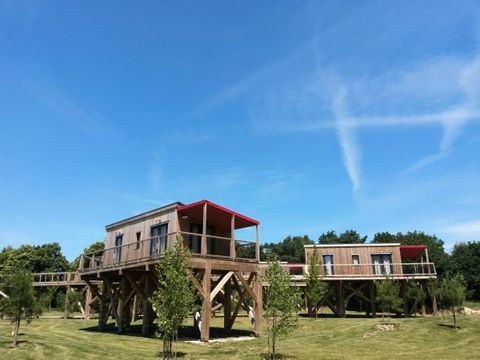 Mobilhome 5 personnes - Cottage sur Pilotis