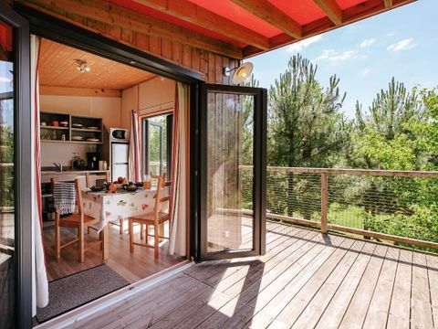 Mobilhome 5 personnes - Cottage sur Pilotis