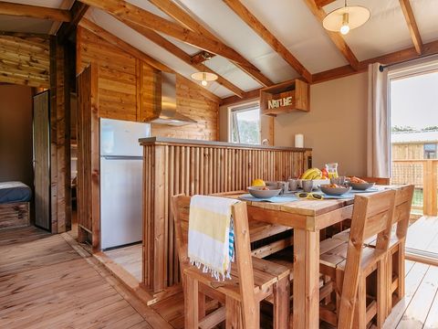 MOBILHOME 5 personnes - Cabane Lodge VIP - 2 chambres