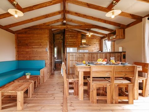 MOBILHOME 5 personnes - Cabane Lodge VIP - 2 chambres