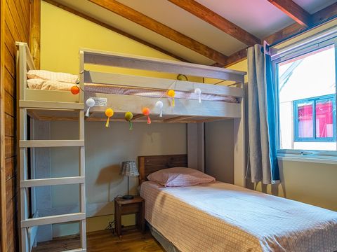 MOBILHOME 5 personnes - Cabane Lodge VIP - 2 chambres