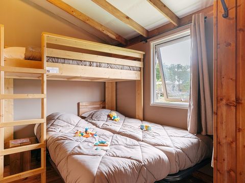 MOBILHOME 5 personnes - Cabane Lodge VIP - 2 chambres