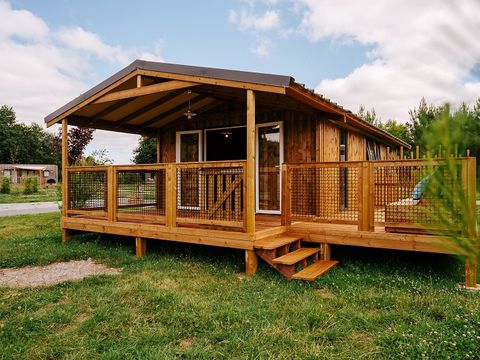 MOBILHOME 5 personnes - Cabane Lodge VIP - 2 chambres