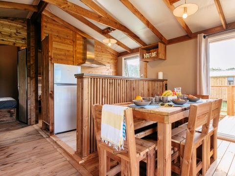 Mobilhome 5 personnes - Cabane Lodge VIP 3 Pièces