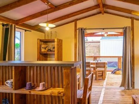 Mobilhome 5 personnes - Cabane Lodge VIP 3 Pièces