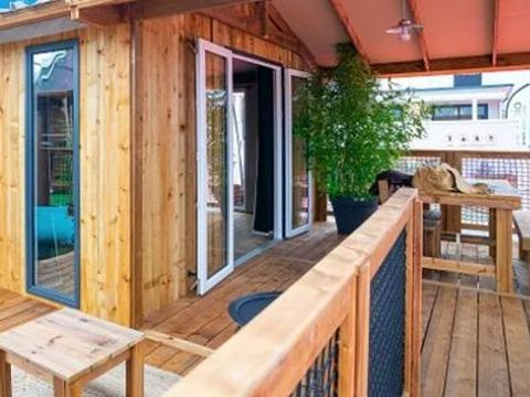 Mobilhome 5 personnes - Cabane Lodge VIP 3 Pièces