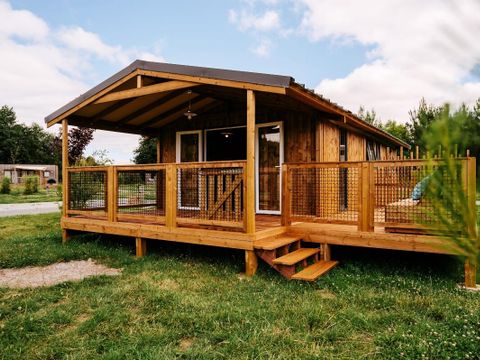 Mobilhome 5 personnes - Cabane Lodge VIP 3 Pièces