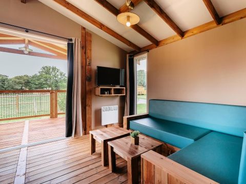 Mobilhome 5 personnes - Cabane Lodge VIP 3 Pièces