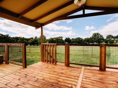 Mobilhome 5 personnes - Cabane Lodge VIP 3 Pièces