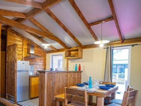 Mobilhome 5 personnes - Cabane Lodge VIP 3 Pièces