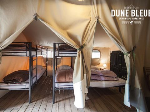 Tente en toile et en bois 6 personnes - LODGE CONFORT Kenya | 6 pers. 2 ch.