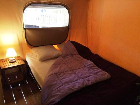 Tente en toile et en bois 5 personnes - LODGE CONFORT Victoria | 5 pers. 2 ch.