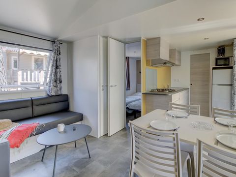 MOBILHOME 6 personnes - Mobil-home | Premium Azure | 3 Ch. | 6 Pers. | Terrasse surélevée