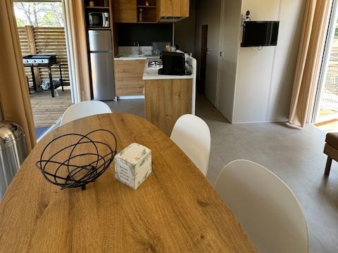 MOBILHOME 10 personnes - NEW 2024 Cottage Côté Jardin Jacuzzi (6/8P) PRESTIGE 3CH. 2SDB + TIPI 2 couchages