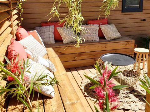 MOBILHOME 8 personnes - Cottage COTE JARDIN 40m² (3 chambres)