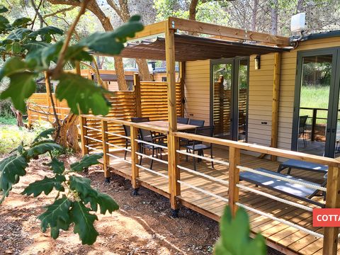 MOBILHOME 5 personnes - Cottage MAGNOLIA 32m² (2 chambres)
