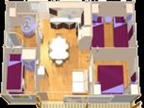 CHALET 8 personnes - Chalet SAMOA 32 m² (3 chambres)
