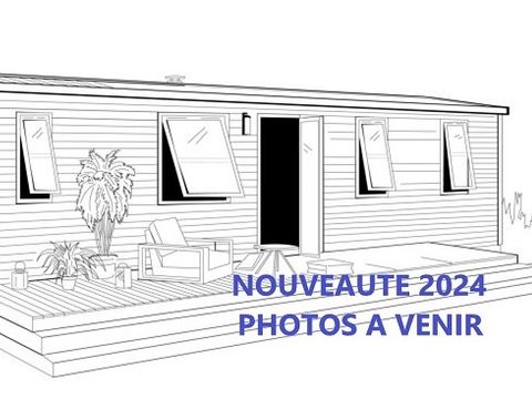 MOBILHOME 10 personnes - NEW 2024 Cottage Côté Jardin Jacuzzi (6/8P) PRESTIGE 3CH. 2SDB + TIPI 2 couchages