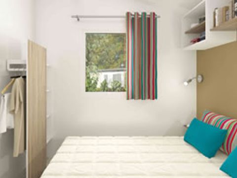 MOBILHOME 3 personnes - Mobil Home Ty Ker Solo 2 Pièces 2/3 Personnes + TV