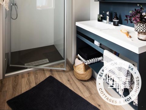 MOBILHOME 6 personnes - Mobil Home Ty Brehat Lac BMH 4 Pièces 6 Personnes Climatisé + TV