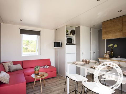 MOBILHOME 6 personnes - Mobil Home Ty Brehat Lac BMH 4 Pièces 6 Personnes Climatisé + TV