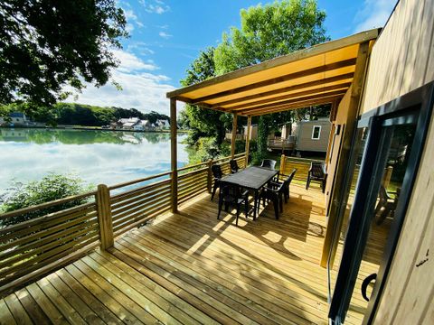 MOBILHOME 6 personnes - Mobil Home Ty Brehat Lac BMH 4 Pièces 6 Personnes Climatisé + TV
