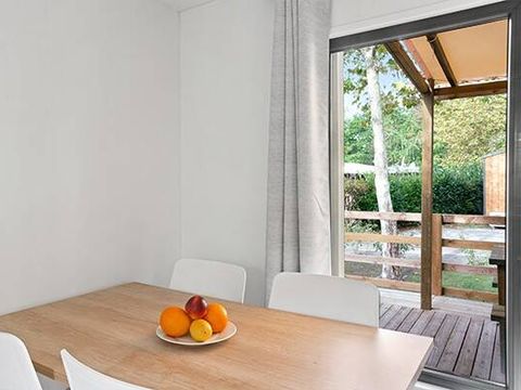 Mobilhome 6 personnes - Mobil-home | Premium Exclusive | 3 Ch. | 6 Pers. | Terrasse surélevée | Clim. | TV