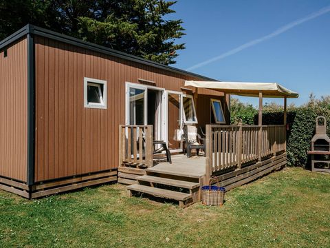 Mobilhome 6 personnes - Mobil-home | Premium Exclusive | 3 Ch. | 6 Pers. | Terrasse surélevée | Clim. | TV
