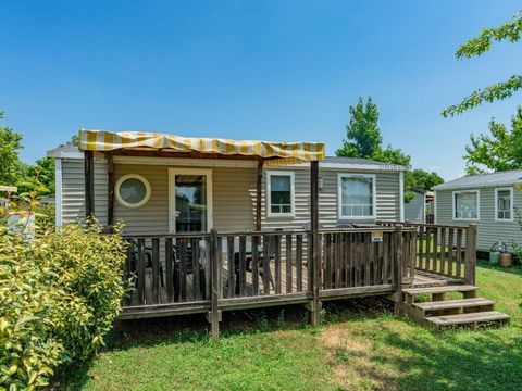 MOBILHOME 6 personnes - Mobil-home | Comfort | 3 Ch. | 6 Pers. | Terrasse couverte | 1 SDB | Clim. | TV