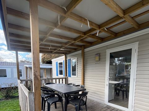 MOBILHOME 4 personnes - 3 chambres - terrasse bois - TV - 4 pers