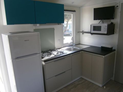 MOBILHOME 6 personnes - 3 chambres - terrasse bois - TV - 6 pers