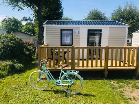 MOBILHOME 2 personnes - 20m² - 1 chambre - terrasse - TV -