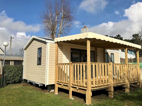 MOBILHOME 4 personnes - Mobil-Home 28 à 30  m² - 2 chambres - terrasse semi-couverte ou couverte - TV -