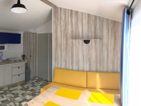 MOBILHOME 4 personnes - Mobil-Home 28 à 30  m² - 2 chambres - terrasse semi-couverte ou couverte - TV -