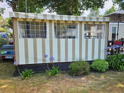 MOBILHOME 6 personnes - 3 chambres - terrasse couverte - TV -