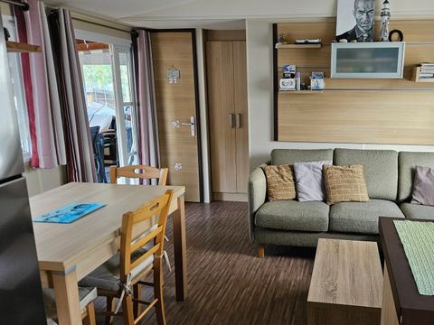 MOBILHOME 6 personnes - 3 chambres - terrasse couverte - TV -