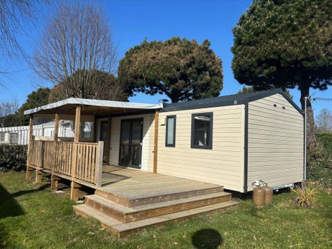 MOBILHOME 6 personnes - Mobil-Home CONFORT - 3 chambres - terrasse couverte - TV -