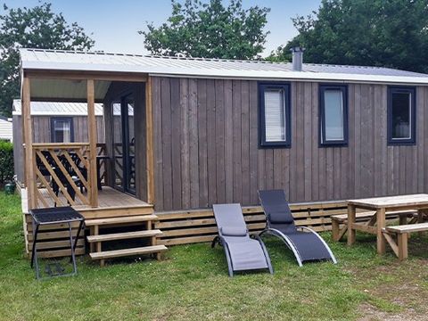 Mobilhome 4 personnes - Confort | 2 chambres | 4 pers. | Terrasse simple | 1 salle de bain | Climatisation | TV