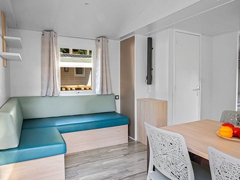 Mobilhome 6 personnes - Comfort XL | 3 Ch. | 6 Pers. | Terrasse surélevée | Clim.