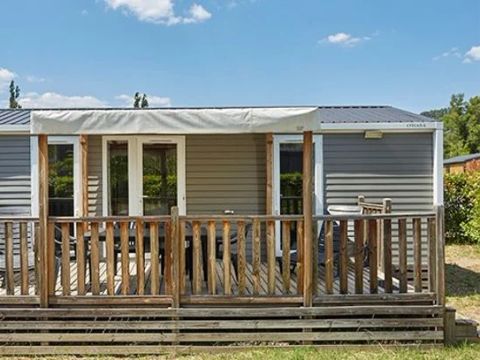 Mobilhome 4 personnes - Ultimate | 2 Ch. | 4 Pers. | Terrasse Surélevée | 2 SDB | Clim. | TV