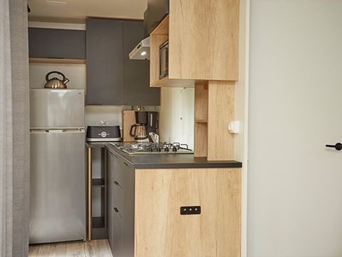 Mobilhome 6 personnes - Premium Exclusive | 3 Ch. | 6 Pers. | Terrasse surélevée | Clim. | TV