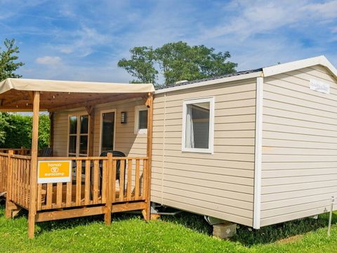 Mobilhome 6 personnes - Mobil-home | Comfort | 3 Ch. | 6 Pers. | Terrasse surélevée | 1 SDB | Clim.