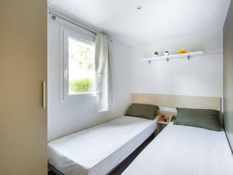Mobilhome 6 personnes - Mobil-home | Premium | 3 Ch. | 6 Pers. | Terrasse surélevée | TV