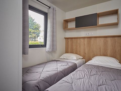 Mobilhome 6 personnes - Premium Exclusive | 3 Ch. | 6 Pers. | Terrasse surélevée | Clim. | TV