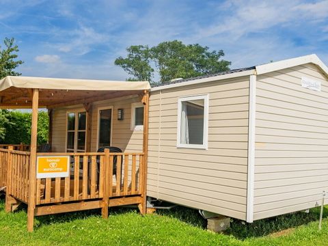 Mobilhome 6 personnes - Mobil-home | Comfort XL | 3 Ch. | 6 Pers. | Terrasse surélevée | Clim. | TV